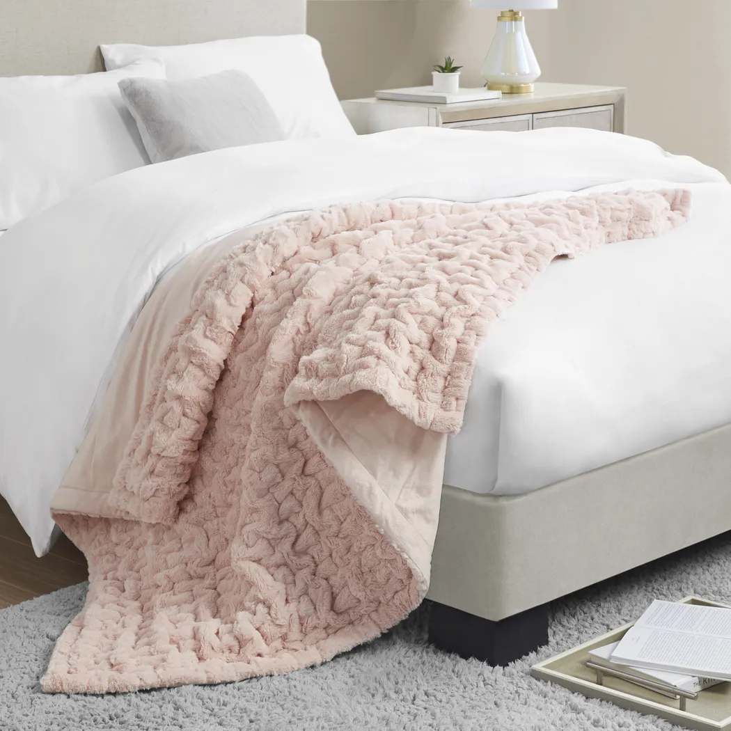 Balleyduff Blush Throw Blanket - Thumbnail - Image 2