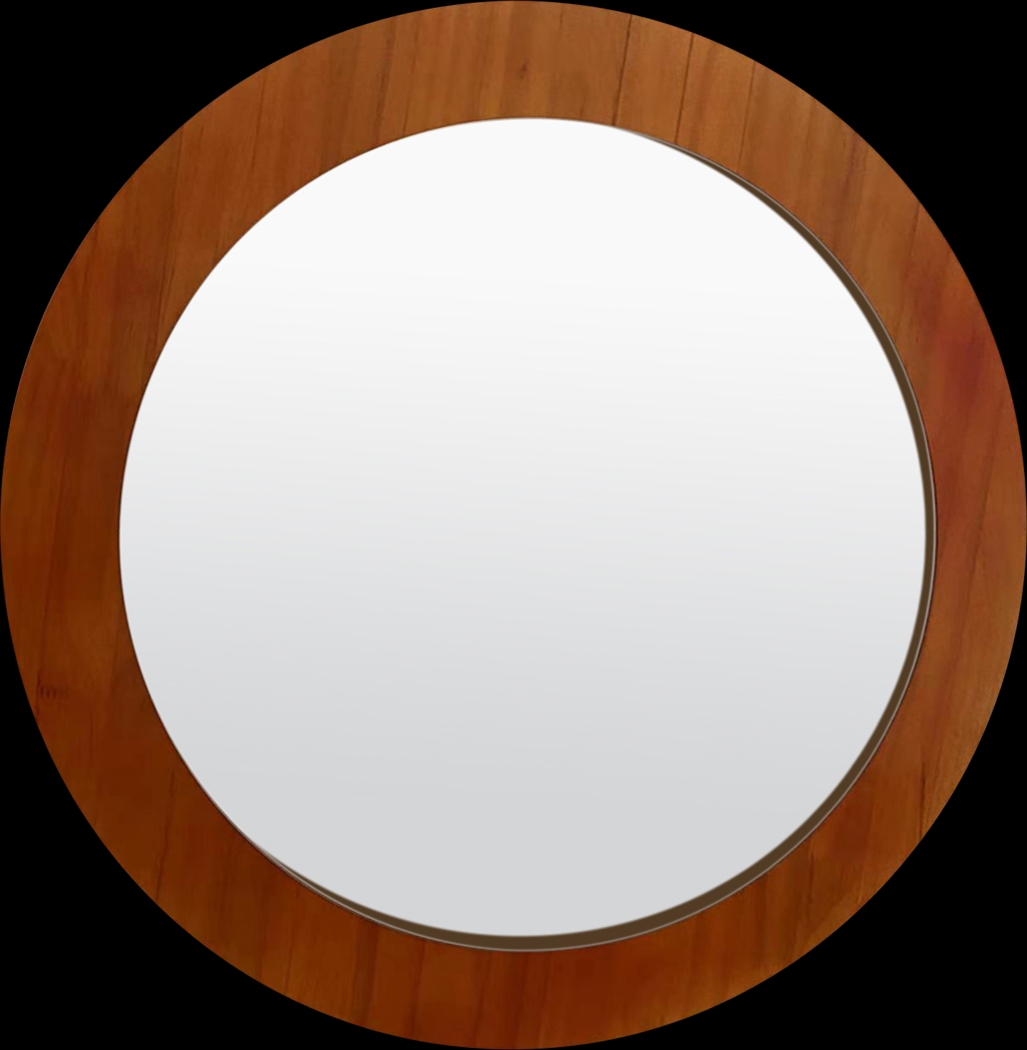 Ballie Brown Wall Mirror - Thumbnail - Image 1