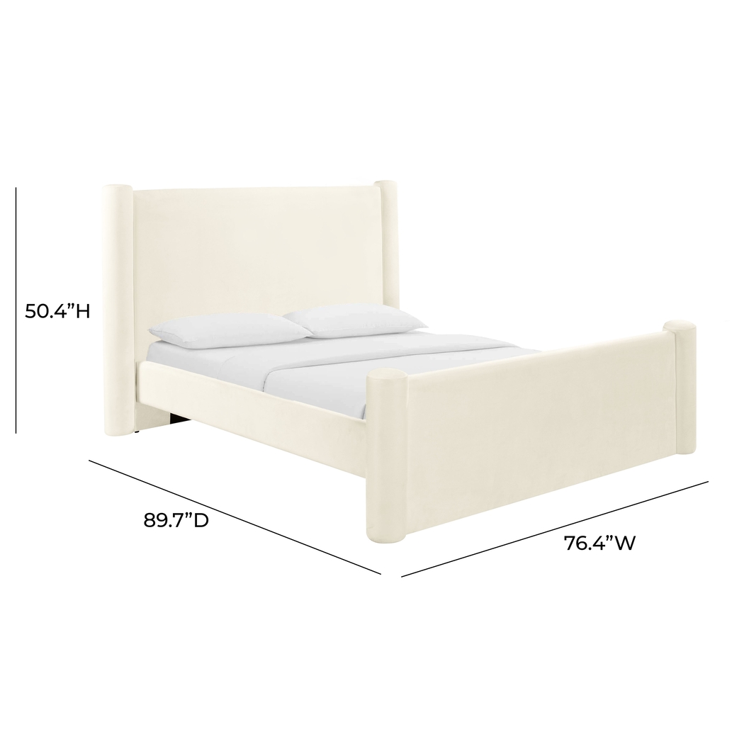 Balliett Cream Queen Bed - Thumbnail - Image 7