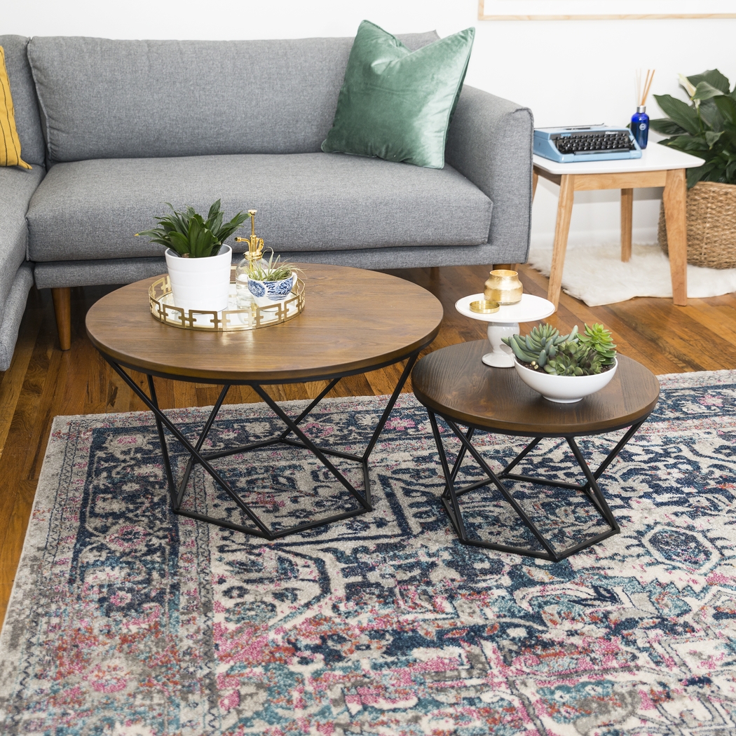 Ballonnes Oak Nesting Tables - Thumbnail - Image 2