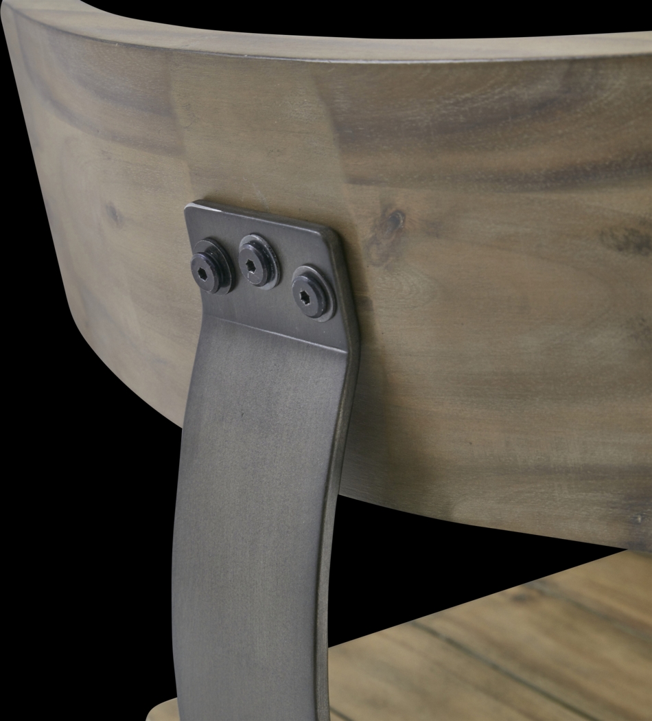 Ballybunion Oak Counter Height Stool - Thumbnail - Image 5