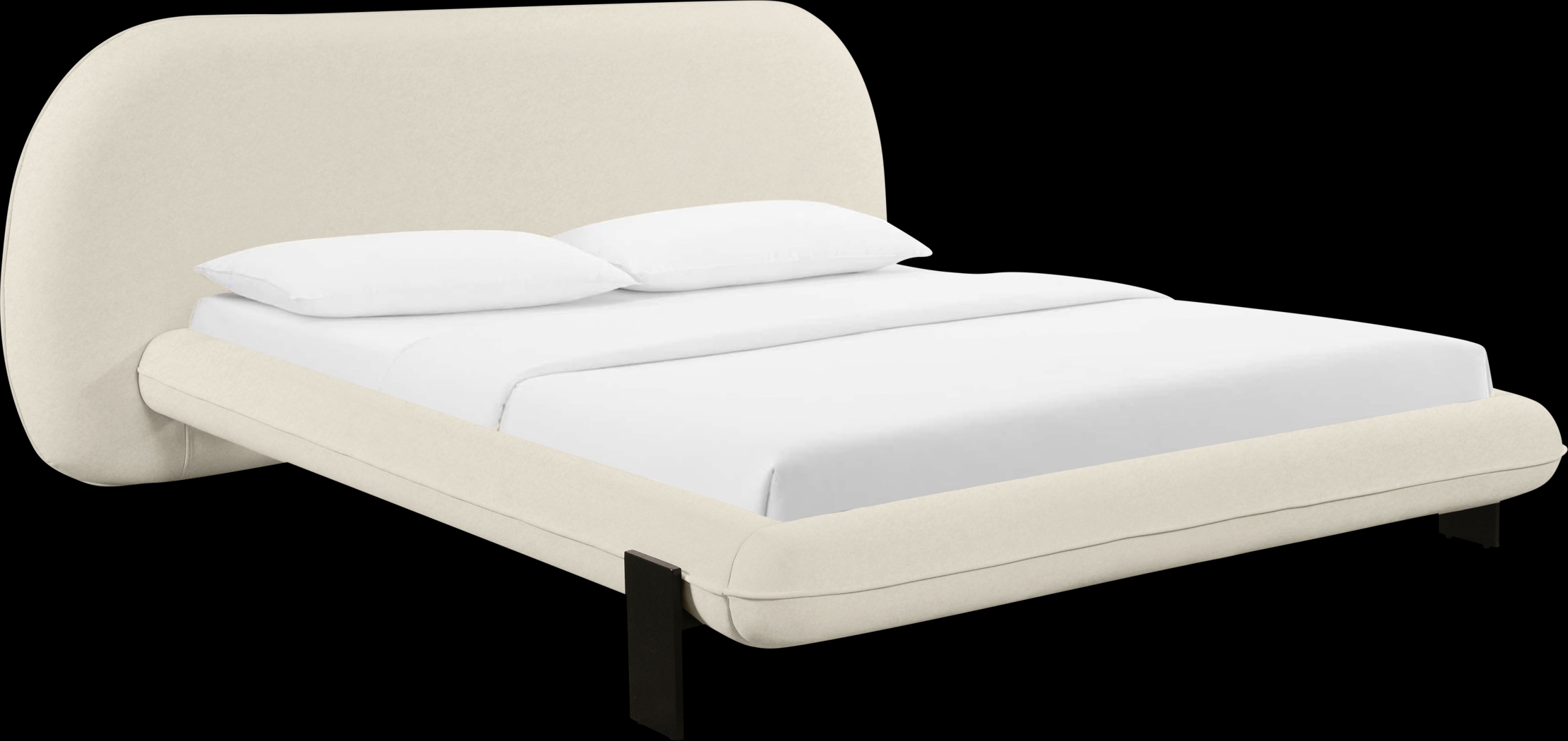 Ballycor Cream Queen Bed - Thumbnail - Image 1