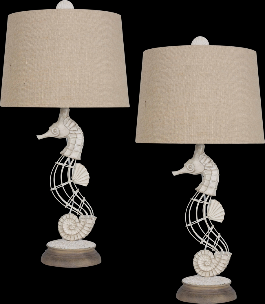 Balmaha White Table Lamps, Set of 2 - Thumbnail - Image 1