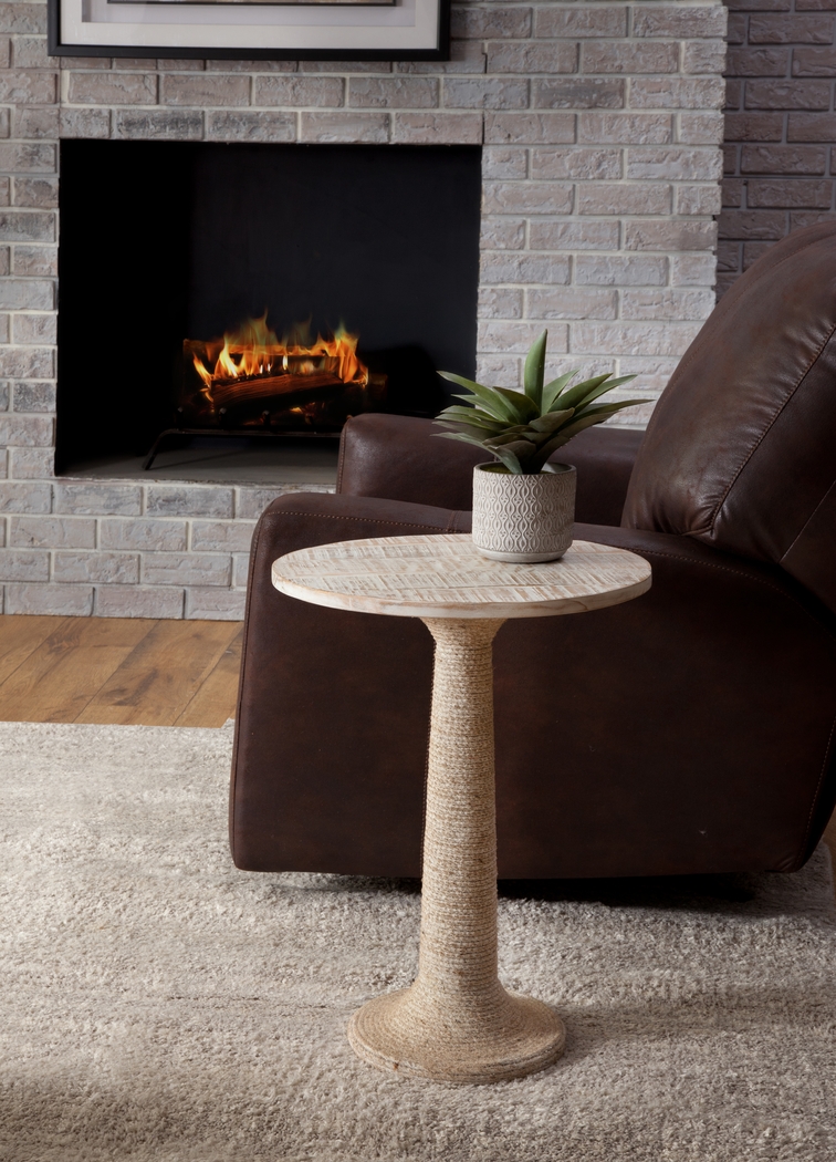 Balme White End Table - Thumbnail - Image 2