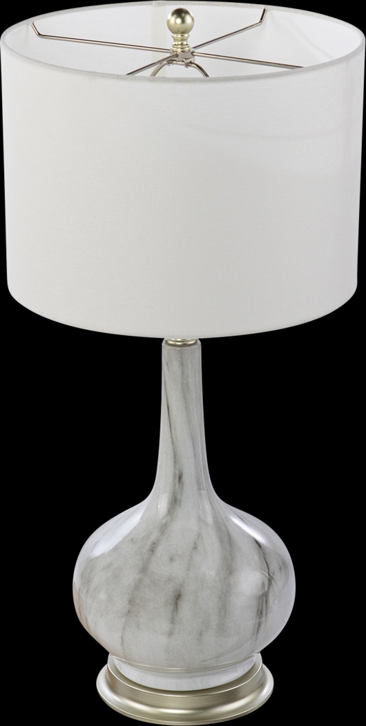 Balnor White Table Lamp - Thumbnail - Image 2