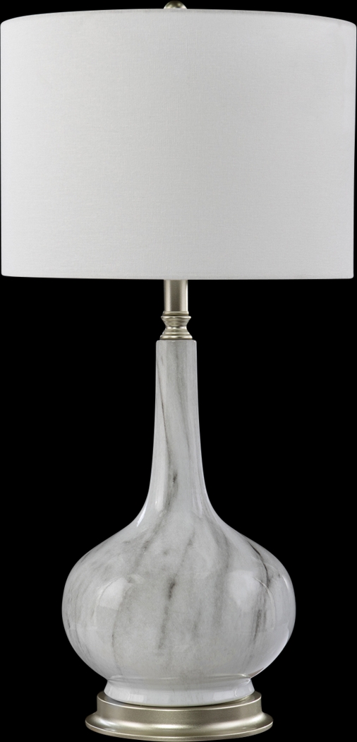 Balnor White Table Lamp - Thumbnail - Image 1
