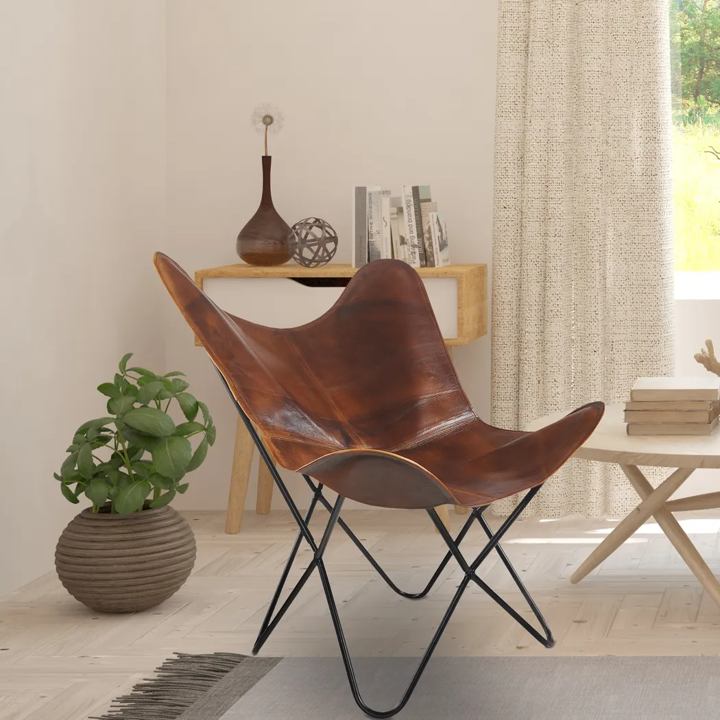 Balom Brown Accent Chair - Thumbnail - Image 2