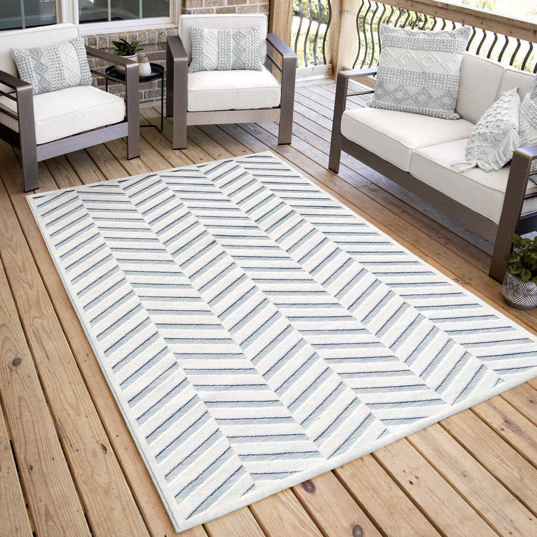 Balomine White 5'2 x 7'6 Rug - Thumbnail - Image 9
