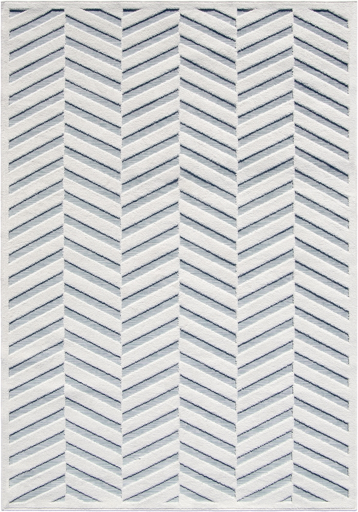 Balomine White 5'2 x 7'6 Rug - Thumbnail - Image 1