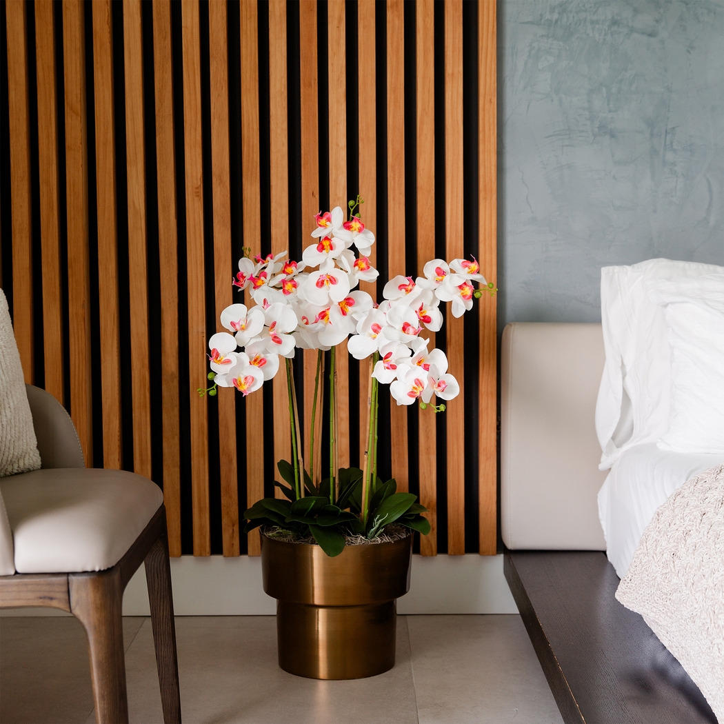 Balsinger I White Silk Floral - Thumbnail - Image 4