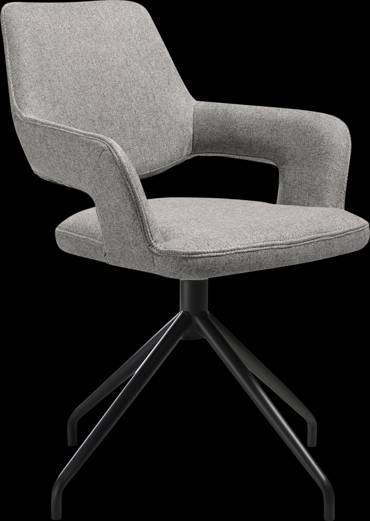 Baltara Gray Arm Chair, Set of 2 - Thumbnail - Image 3