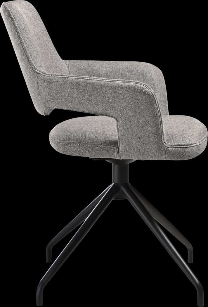 Baltara Gray Arm Chair, Set of 2 - Thumbnail - Image 5