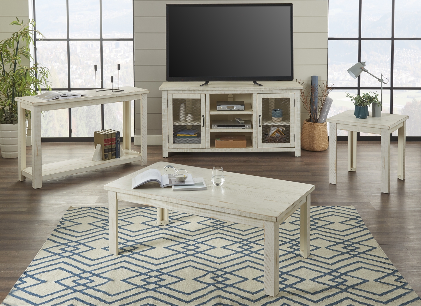 Baltazar White 60 In. Console - Thumbnail - Image 9