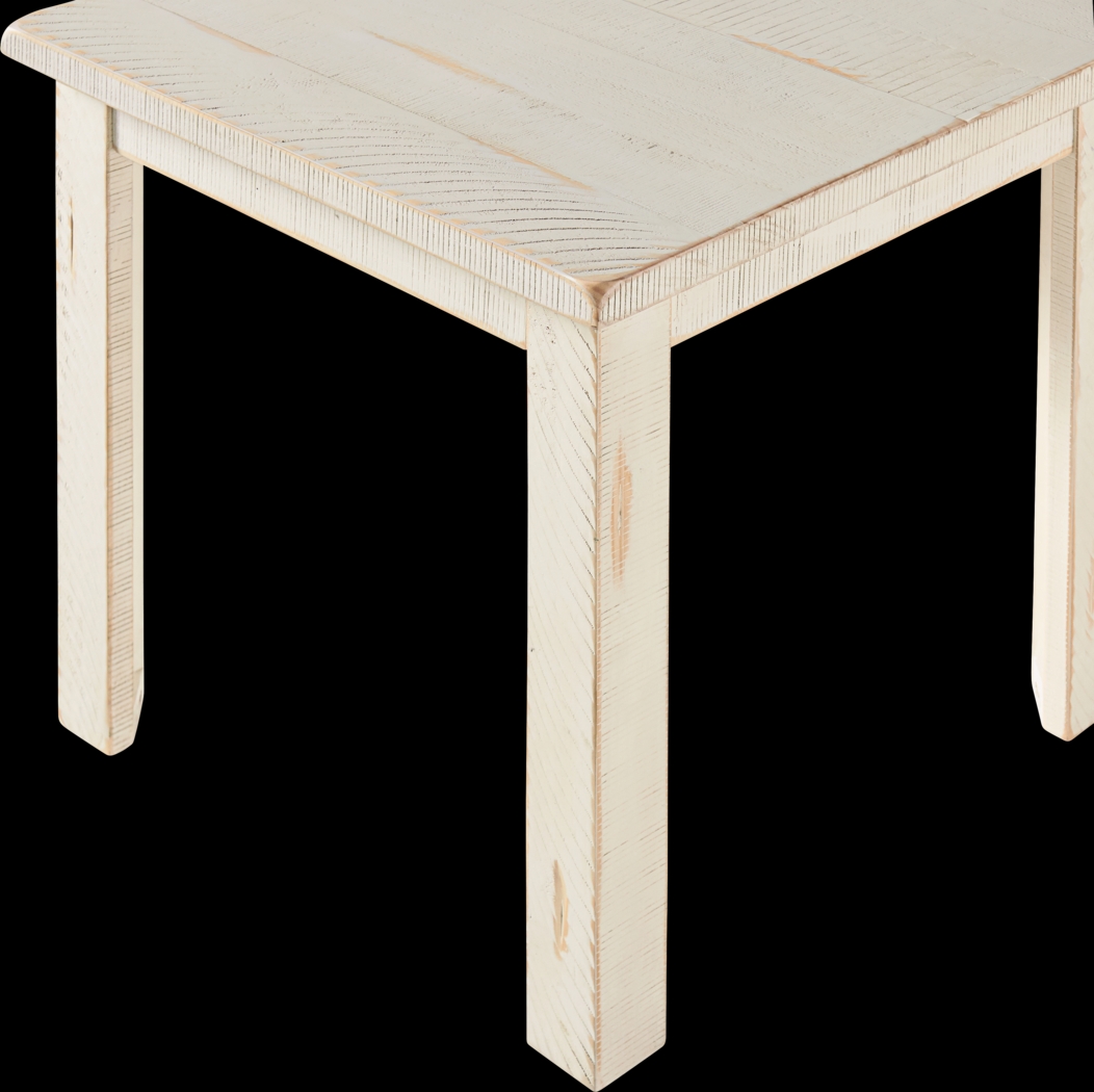 Baltazar White End Table - Thumbnail - Image 2