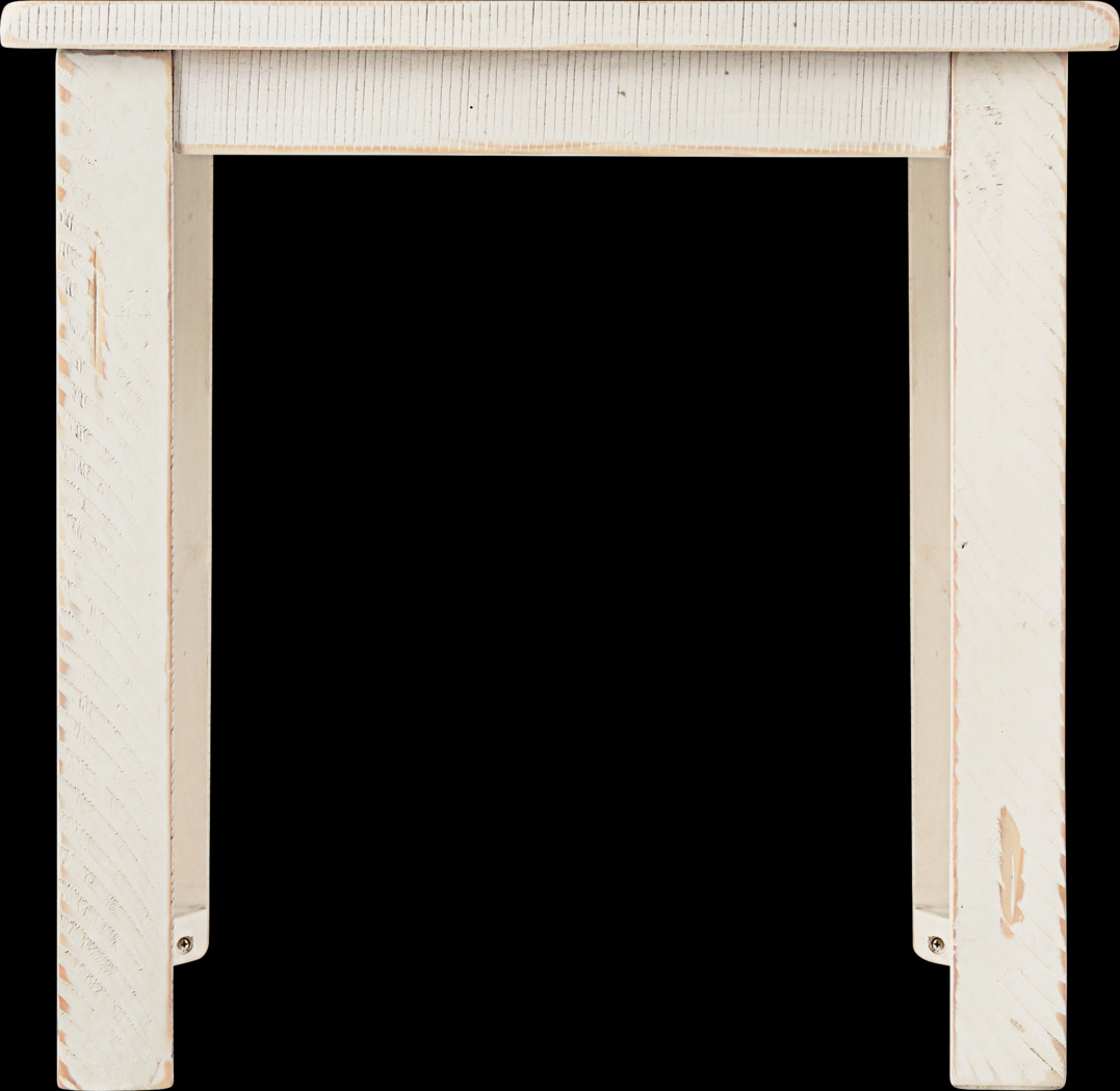 Baltazar White End Table - Thumbnail - Image 3