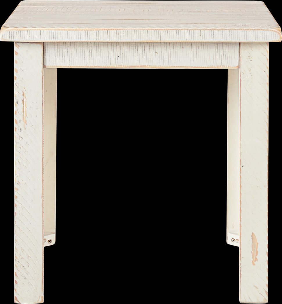 Baltazar White End Table - Thumbnail - Image 1