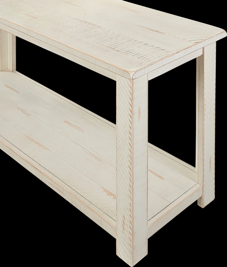 Baltazar White Sofa Table - Thumbnail - Image 2