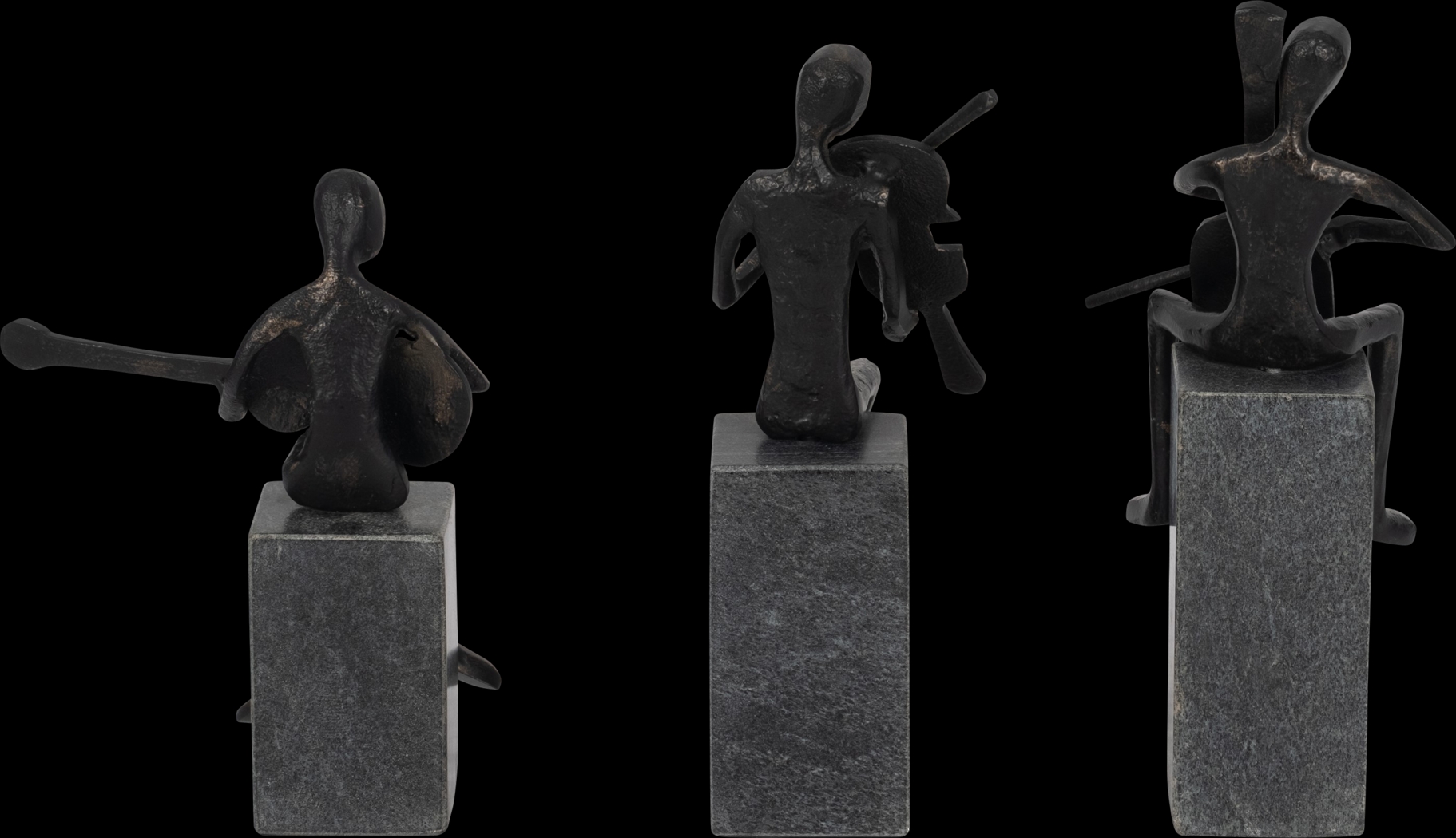 Baltusrol Black Sculpture, Set of 3 - Thumbnail - Image 4