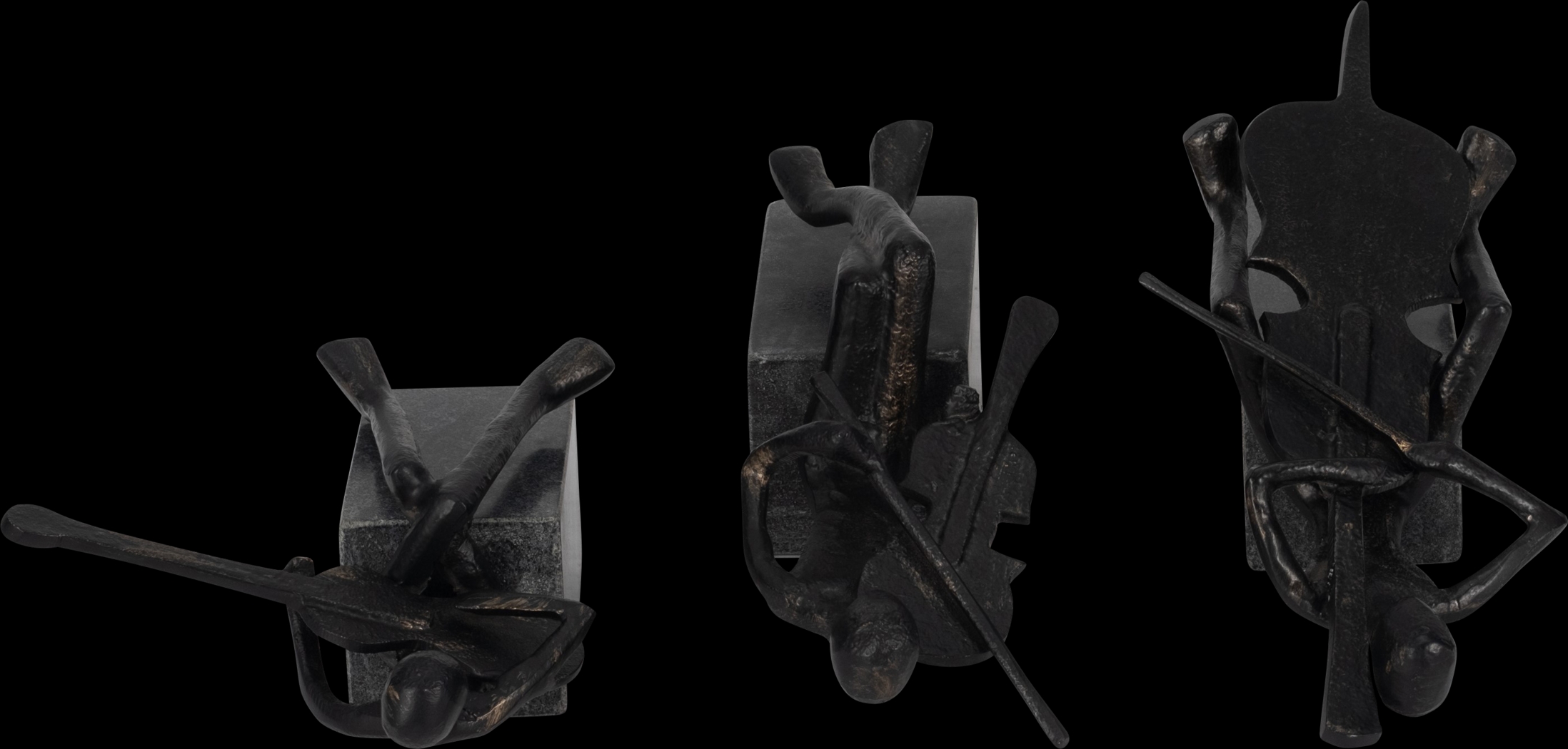 Baltusrol Black Sculpture, Set of 3 - Thumbnail - Image 6