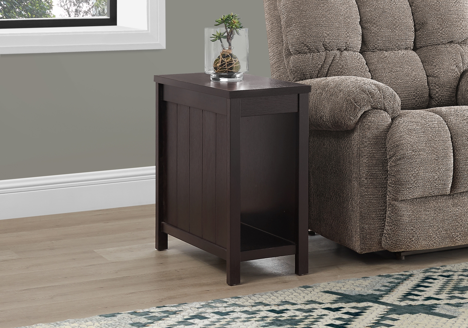 Baltzell Espresso End Table - Thumbnail - Image 3