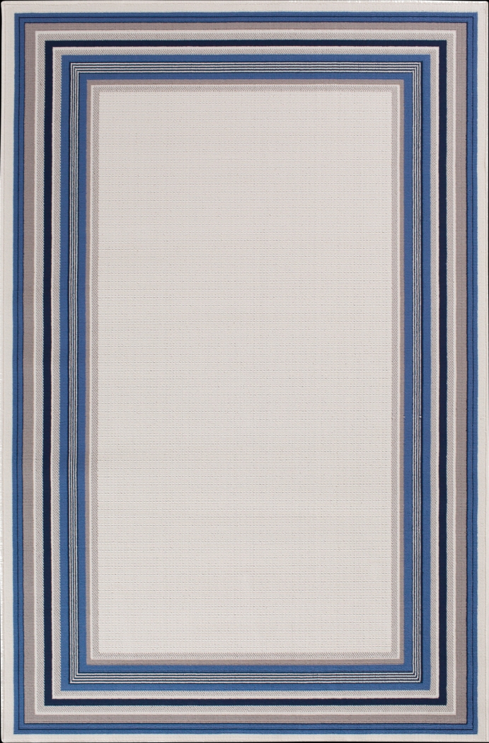 Balvan Ivory 6'7 x 9'6 Indoor/Outdoor Rug - Thumbnail - Image 1