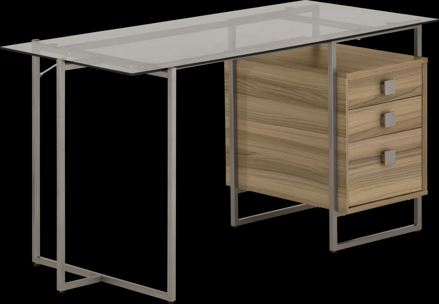 Balyu Brown Computer Desk - Thumbnail - Image 6