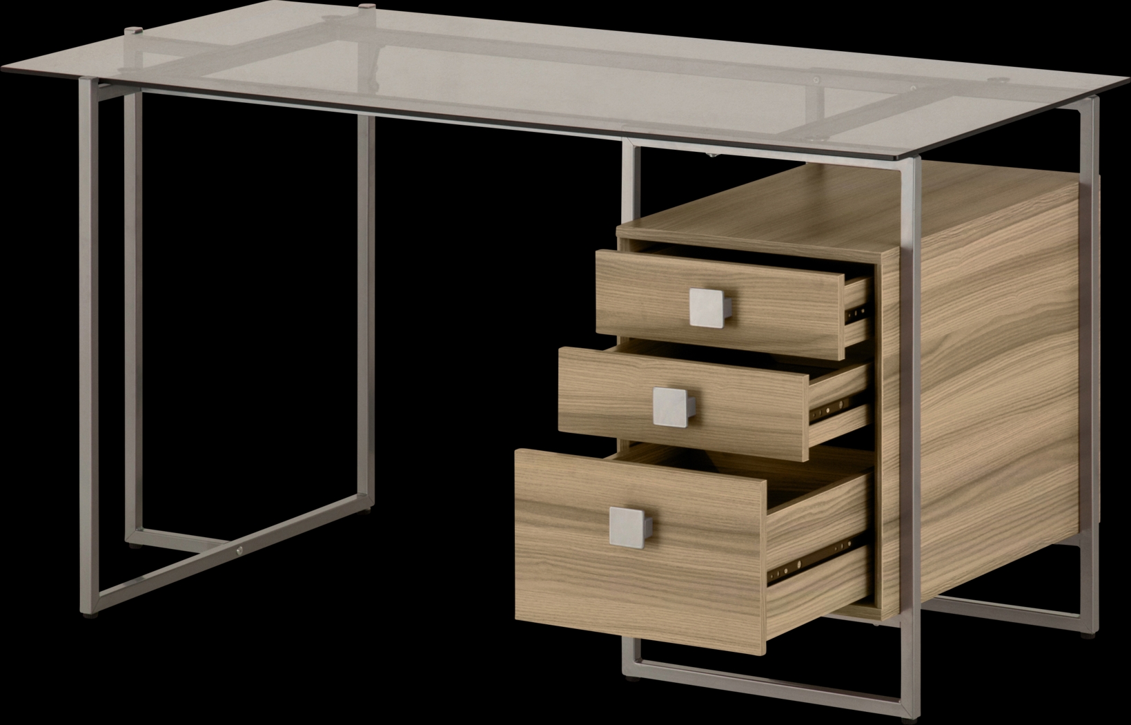 Balyu Brown Computer Desk - Thumbnail - Image 8