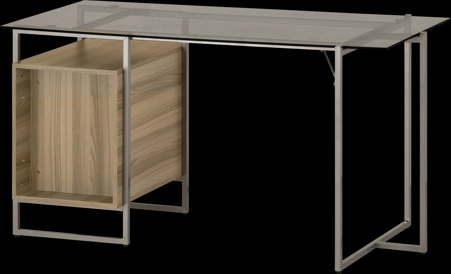 Balyu Brown Computer Desk - Thumbnail - Image 9