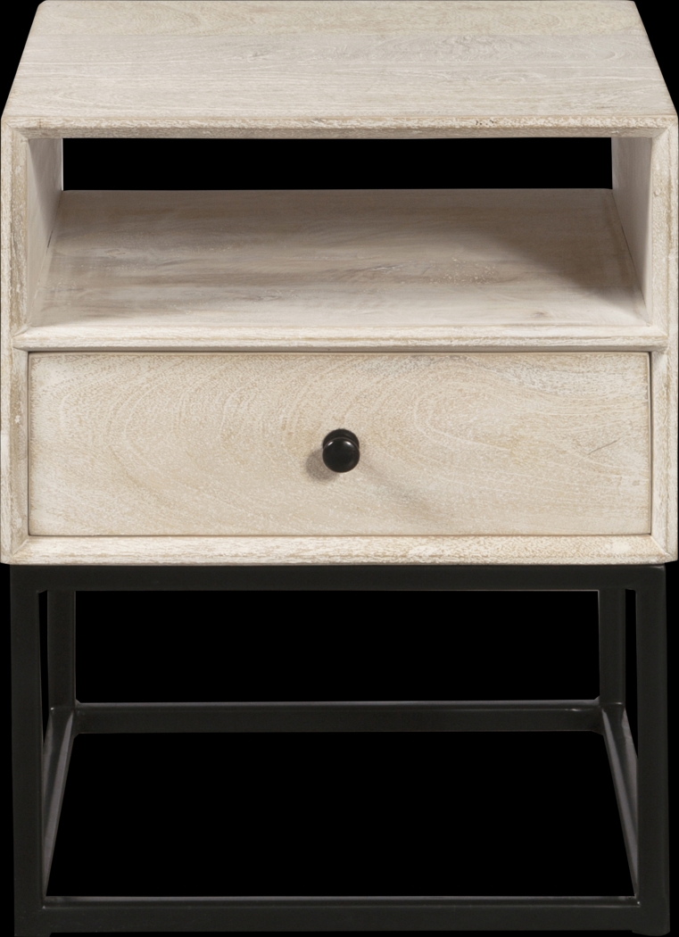 Bamwood White Side Table - Thumbnail - Image 5
