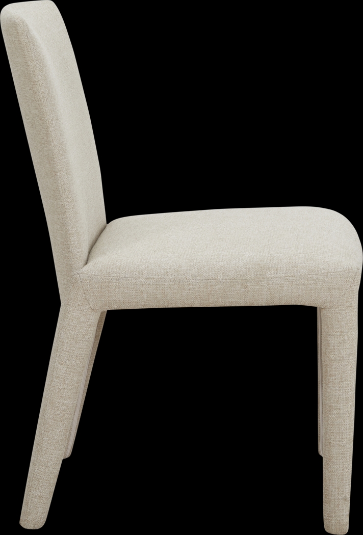 Bana Beige Side Chair, Set of 2 - Thumbnail - Image 9