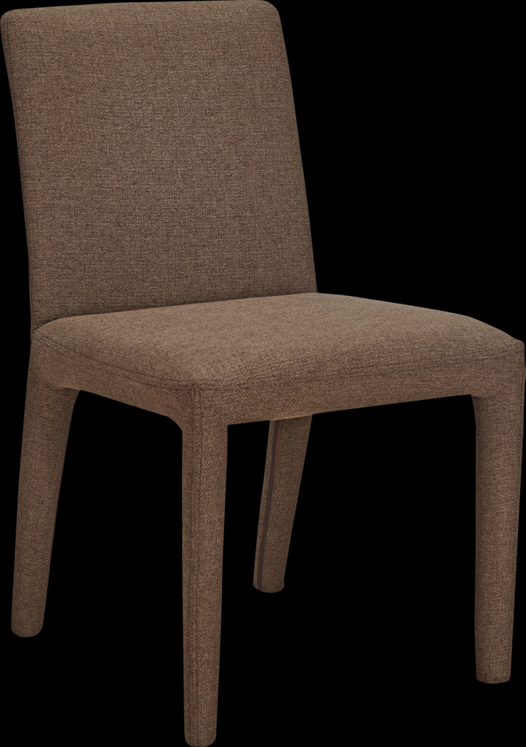Bana Brown Side Chair, Set of 2 - Thumbnail - Image 5