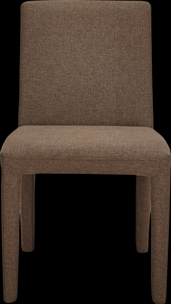 Bana Brown Side Chair, Set of 2 - Thumbnail - Image 6
