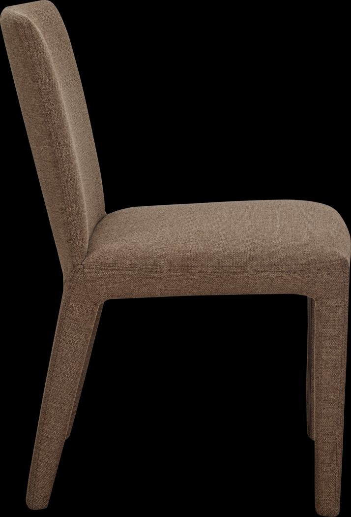 Bana Brown Side Chair, Set of 2 - Thumbnail - Image 9