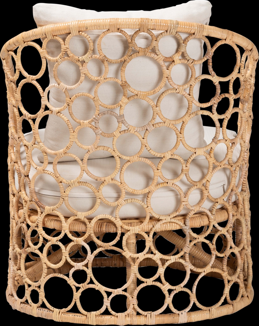 Banat Light Brown Accent Chair - Thumbnail - Image 6