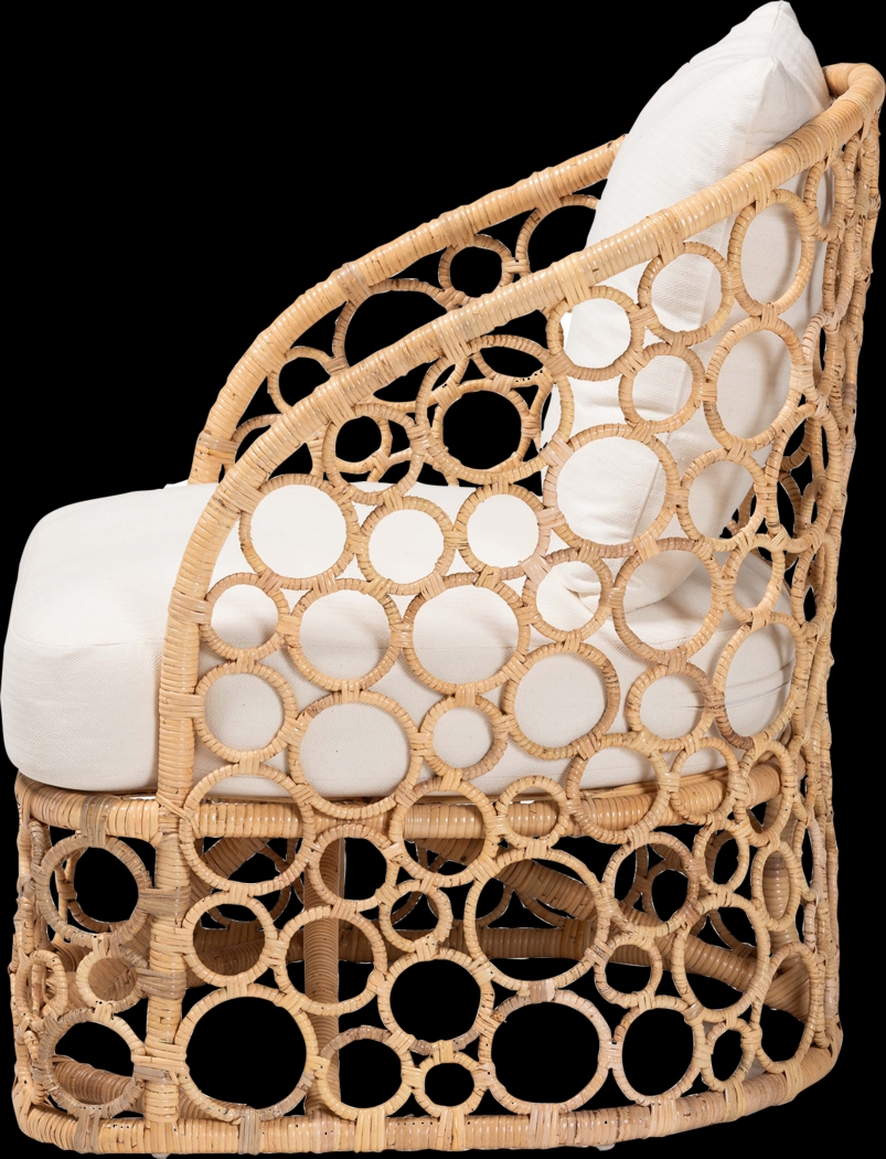 Banat Light Brown Accent Chair - Thumbnail - Image 7