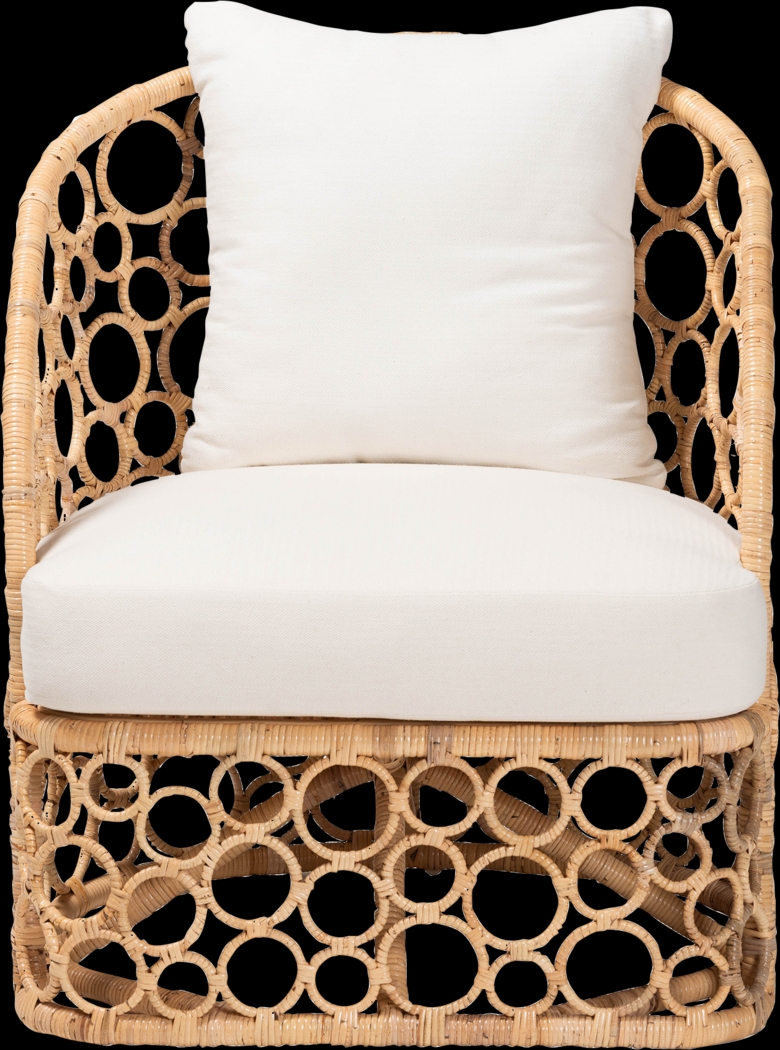 Banat Light Brown Accent Chair - Thumbnail - Image 8