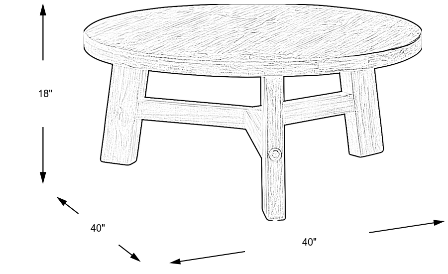 Dimension Image. Please refer to the Dimension Tab on this page for dimension details.