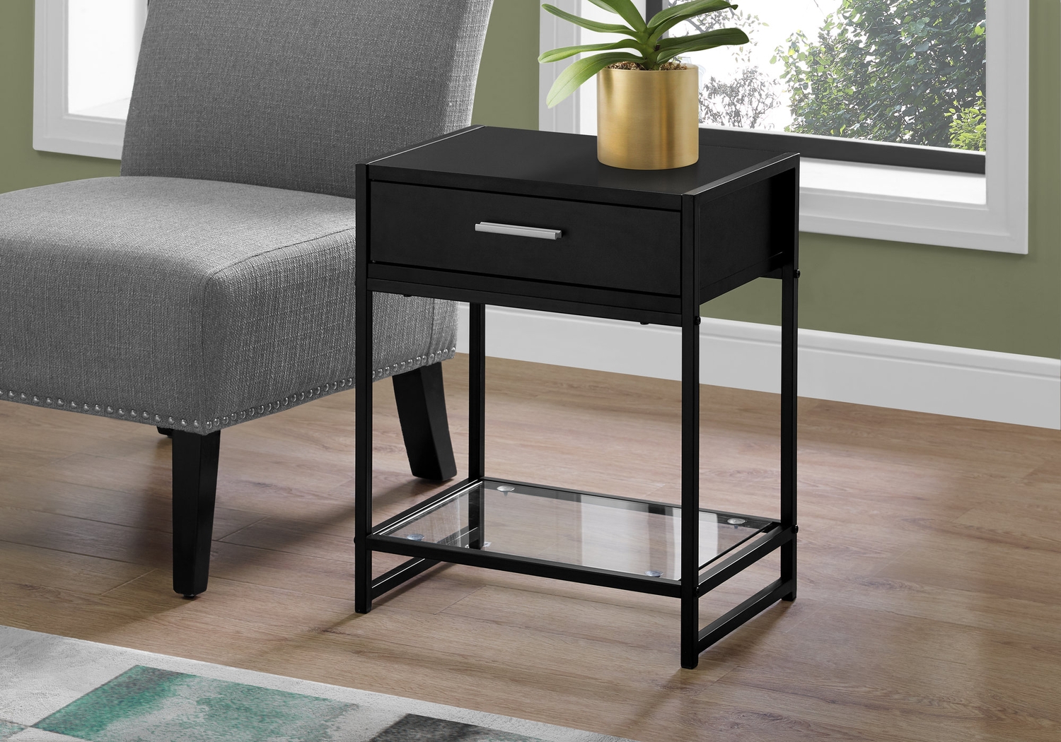 Bandiwood Black Accent Table - Thumbnail - Image 2