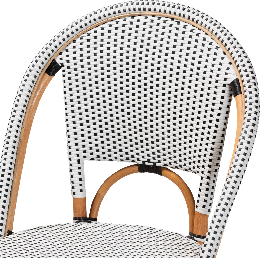 Bandyn Black and White Counter Height Stool, Set of 2 - Thumbnail - Image 5