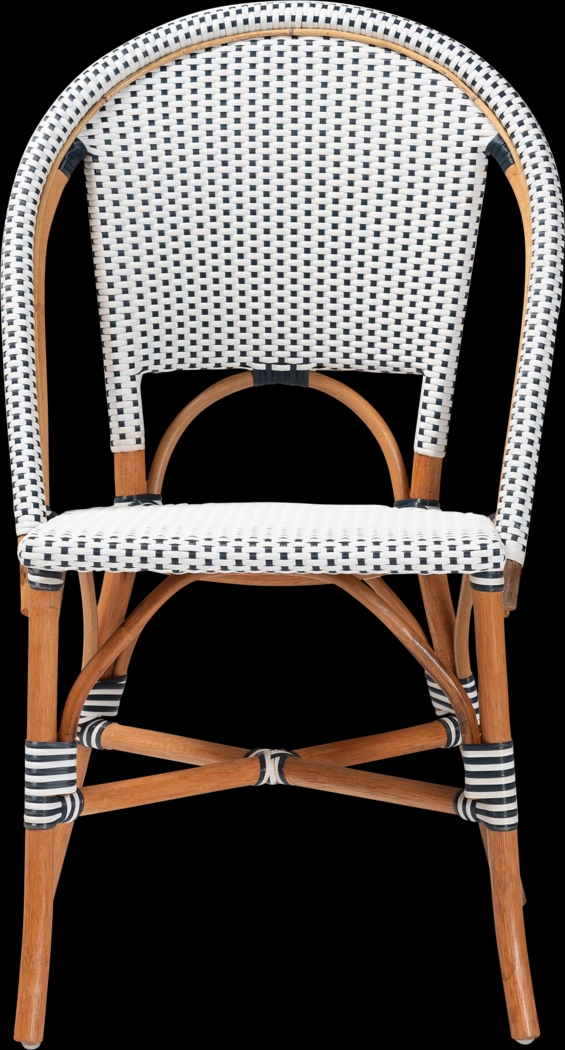 Bandyn Navy and White Dining Chair - Thumbnail - Image 4