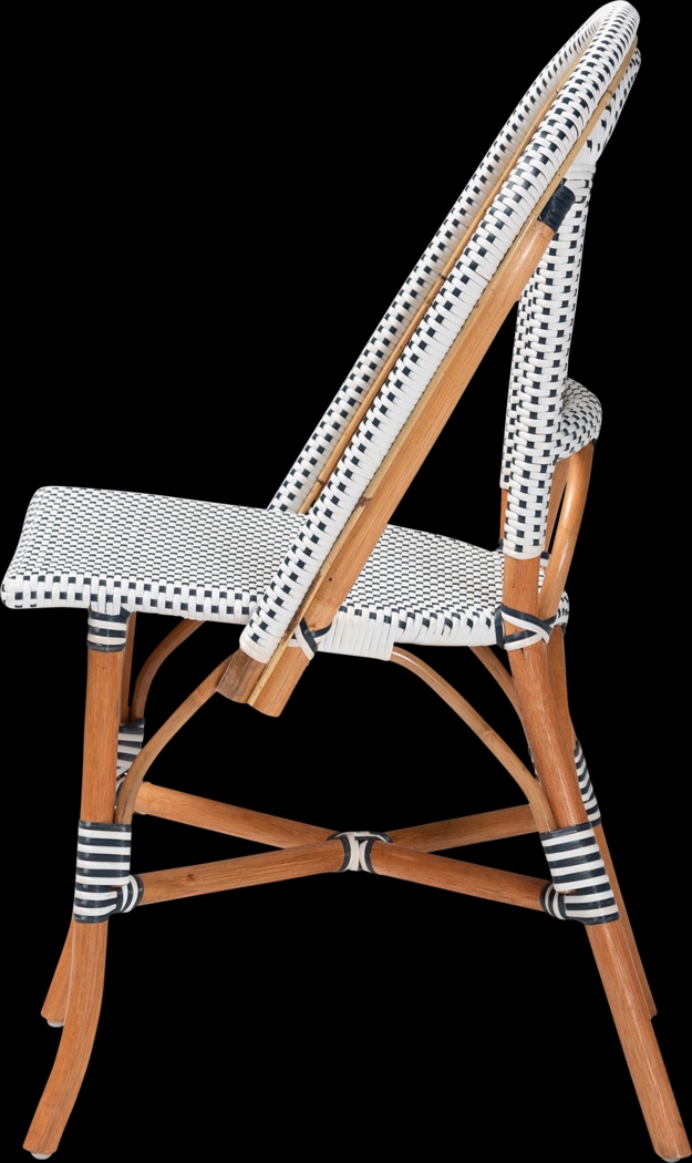 Bandyn Navy and White Dining Chair - Thumbnail - Image 5