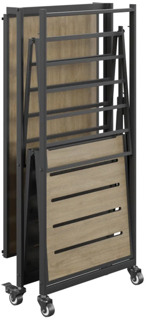Bangerter Taupe Bar Cart - Thumbnail - Image 7