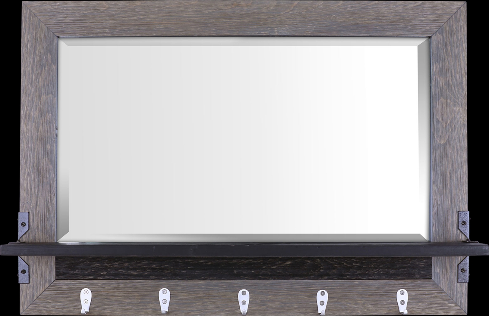 Banigan Brown Shelf Mirror - Thumbnail - Image 1