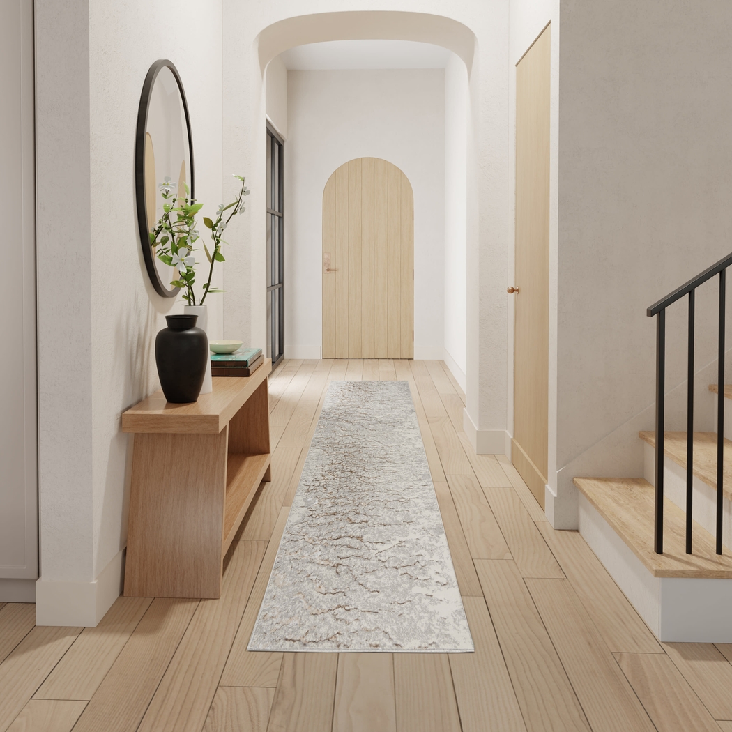 Banja Gray 2'2 x 7'6 Runner Rug - Thumbnail - Image 2