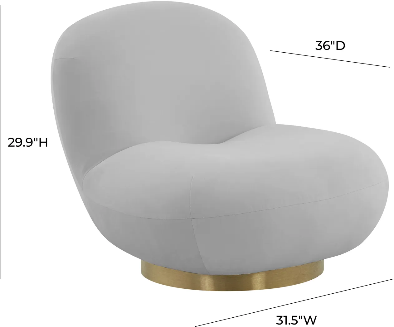 Bankshill Gray Accent Chair - Thumbnail - Image 6