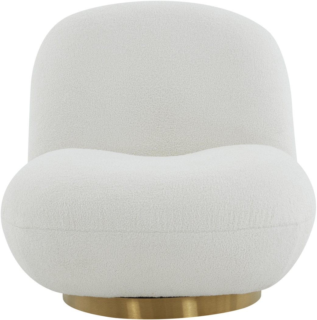 Bankshill White Accent Chair - Thumbnail - Image 2
