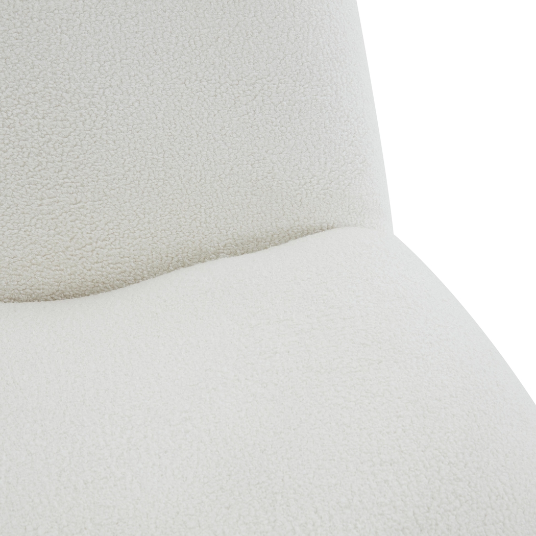 Bankshill White Accent Chair - Thumbnail - Image 4