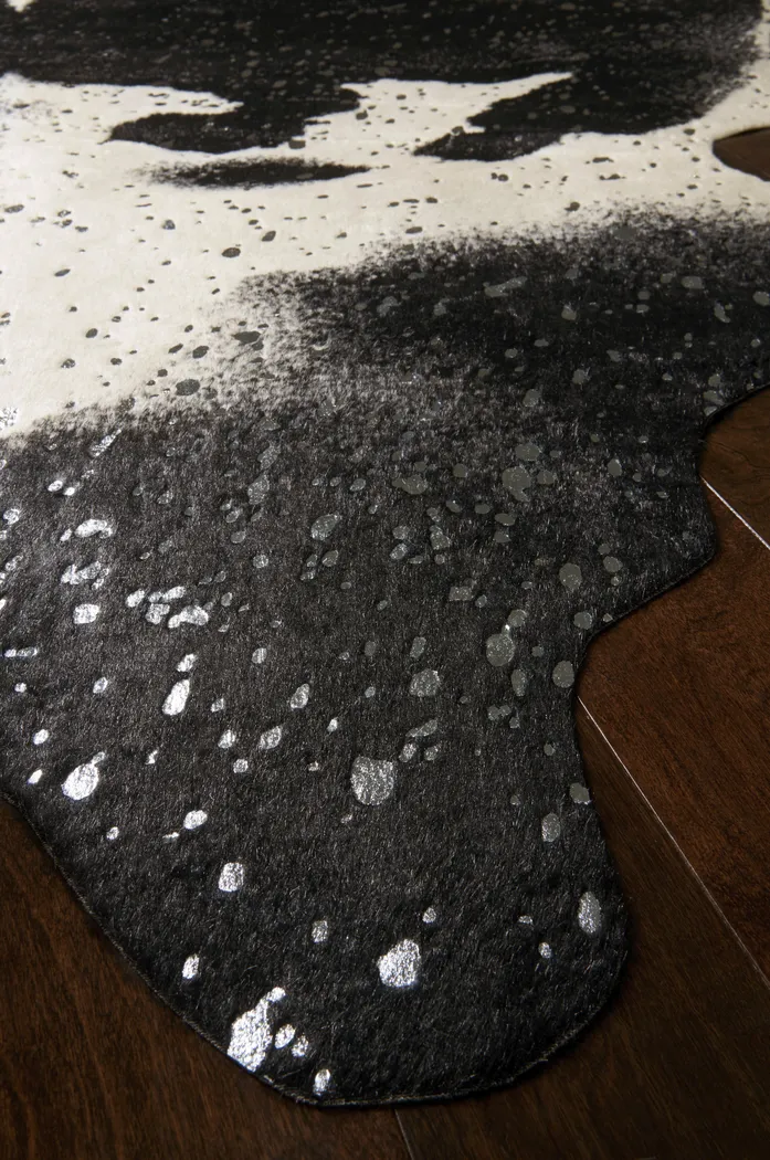 Bannan Black 3'10 x 5' Rug - Thumbnail - Image 5