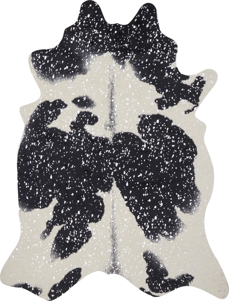 Bannan Black 3'10 x 5' Rug - Thumbnail - Image 1