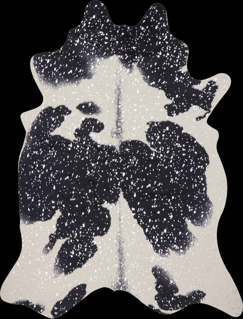 Bannan Black 5' x 6'6 Rug - Thumbnail - Image 1